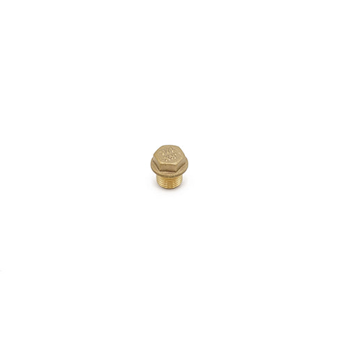 BF290 brass flanged plug 1/4"