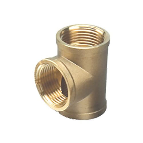 BF130 brass tee 1" FxFxF