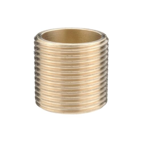 BF531 Brass Running Nipple 3/8" - Durable Plumbing Fitting for Reliable Connections