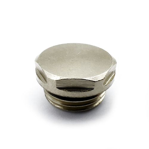 Radiator plug 1/2" - chrome