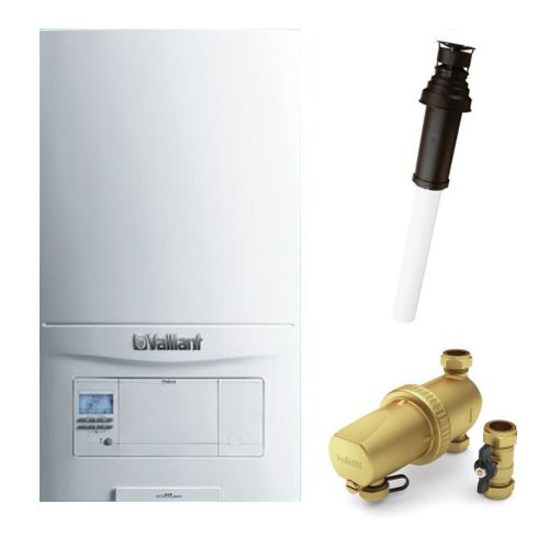 Vaillant ecoFIT Pure 835 Combi Boiler with Vertical Roof Terminal & Filter – Efficient Heating Solution