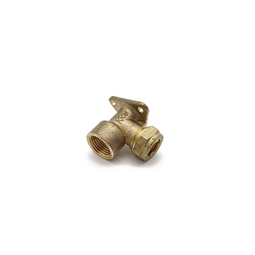 Prima Plus Compression wallplate Elbow 22mm x 3/4" FI