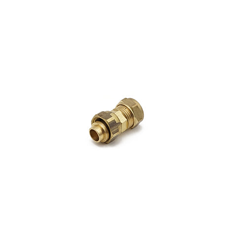 Prima Plus Compression straight tap connector 15mm x 1/2"