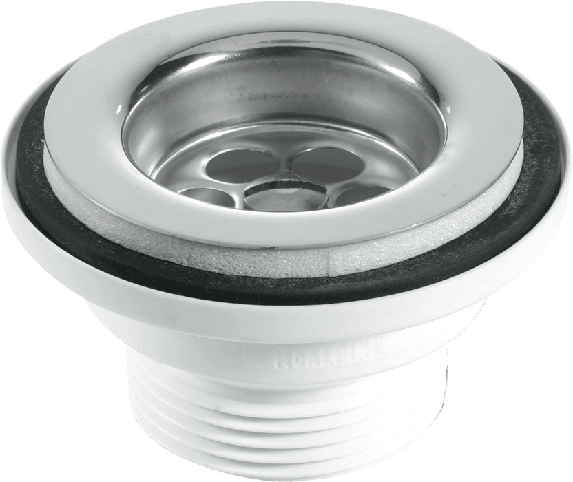 McAlpine BSW1PC 1¼" Centre Pin Basin Waste with Chain