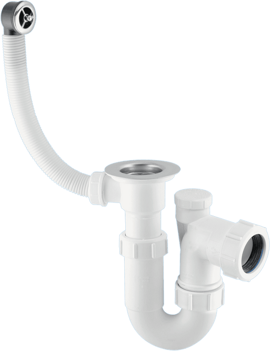 McAlpine 1.50 SINK SILENTRAP+WASTE+O/F