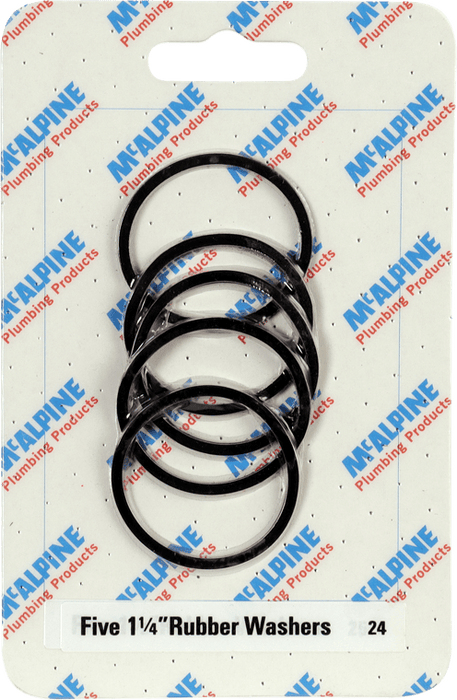 McAlpine CARD24 No.24 Handipak 5x 1.25" Rubber Washers