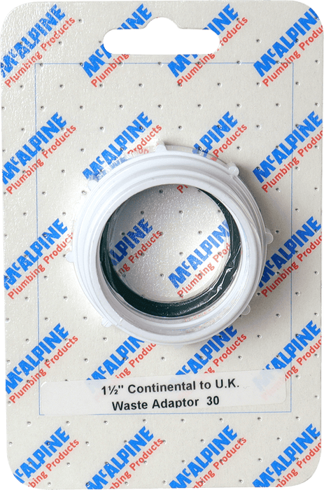 McAlpine CARD30 No.30 Handipak 1.5" ContxUK Waste Adaptor