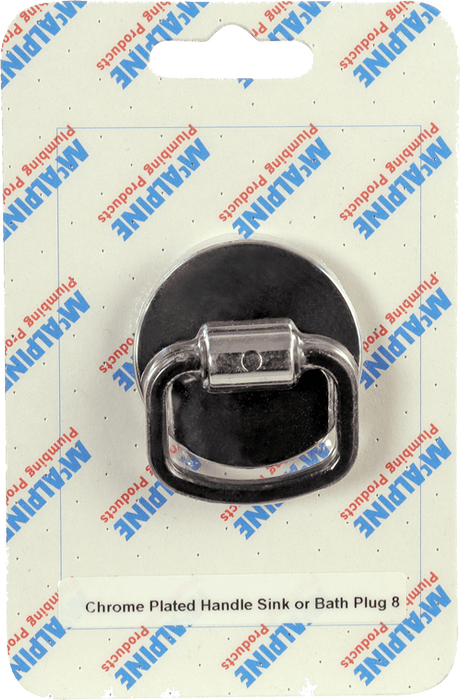 McAlpine CARD8 No.8 Handipak C/P Handle Sink or Bath Plug