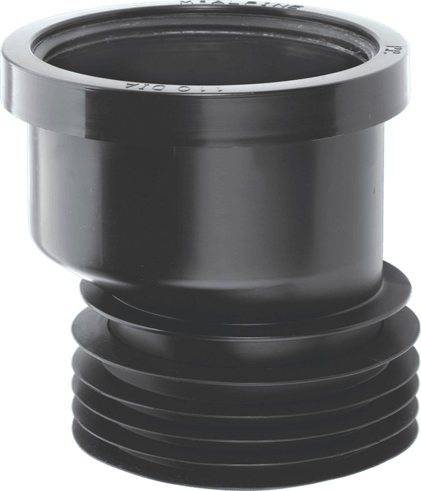 McAlpine DC1BLOS 110mm Offset Drain Connector Black