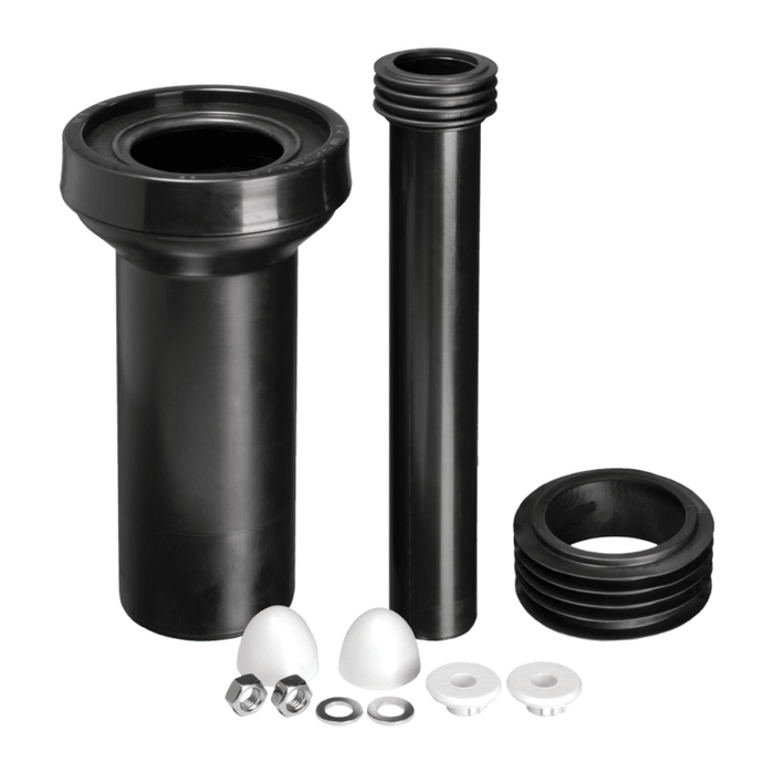 McAlpine FPKIT-3 Universal WC Frame Inlet & Outlet Connector Kit Wall Hung Toilet Pan