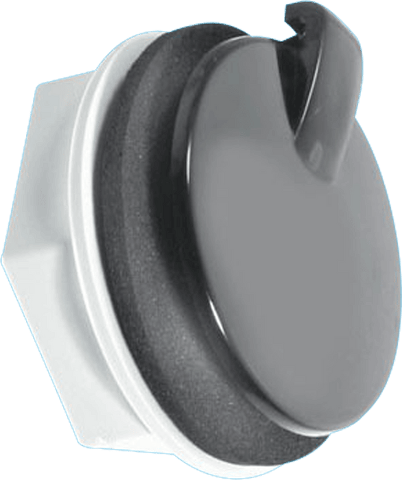 McAlpine O/FSTOPBL Sink Overflow Stopper Black