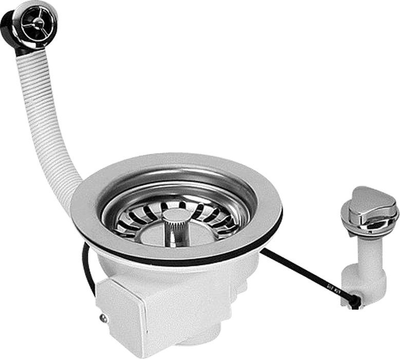 McAlpine PUFS113CP PopUp Basket Strainer Waste with Overflow C/P
