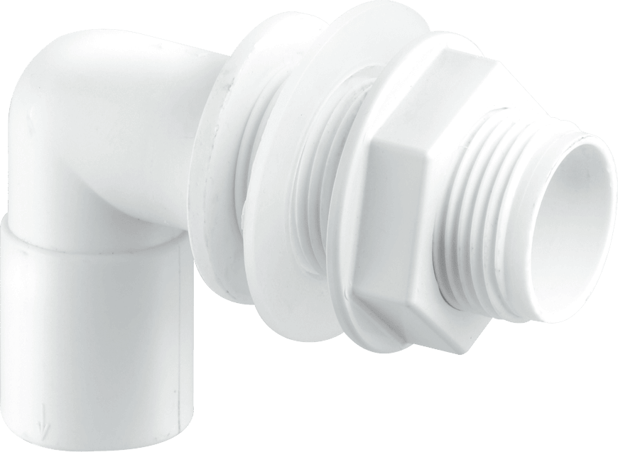 McAlpine R5 .75" Overflow Bent Tank Connector