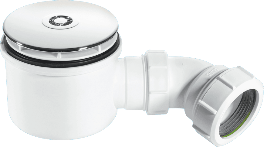McAlpine ST90CB10HP High Flow Shower Trap C/P Brass 90mm