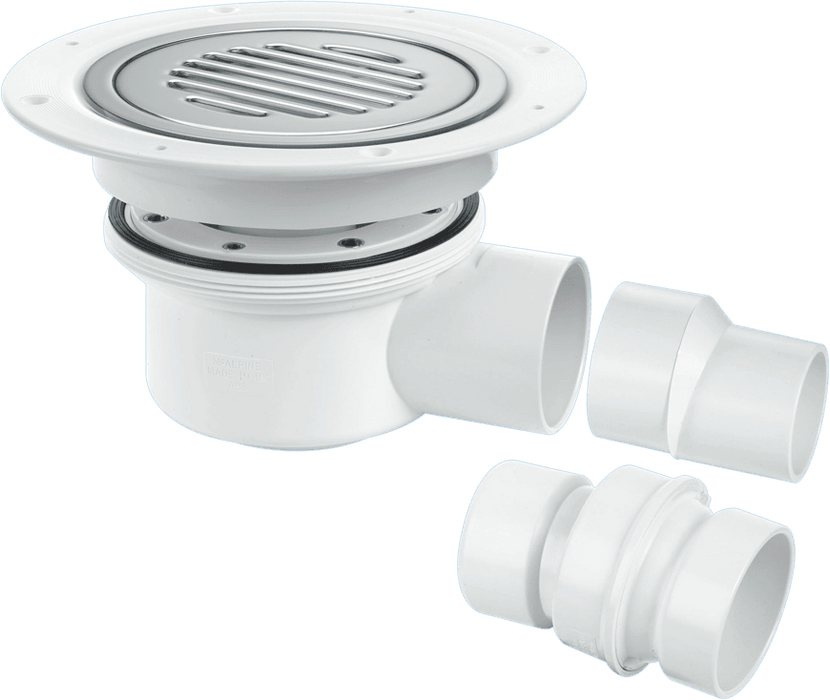 McAlpine TSG52SSSLNSC 50mm Shower Gully Trap for Vinyl Floor