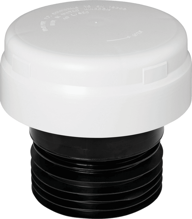 McAlpine VP100EWH Int/Ext Air Admittance Valve for 110mm Pipe WHITE