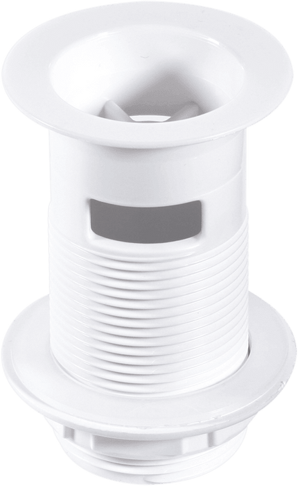 McAlpine W1 1.25" Slotted Basin Waste White
