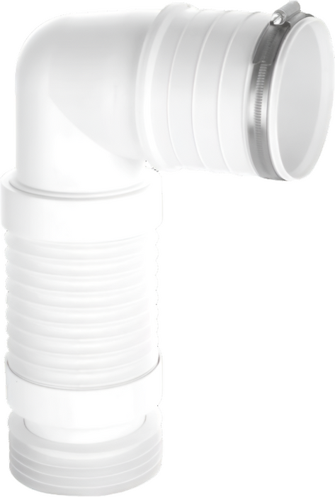 McAlpine WC-CON8F18-BTW Short Flexible 90deg BTW Pan Connector