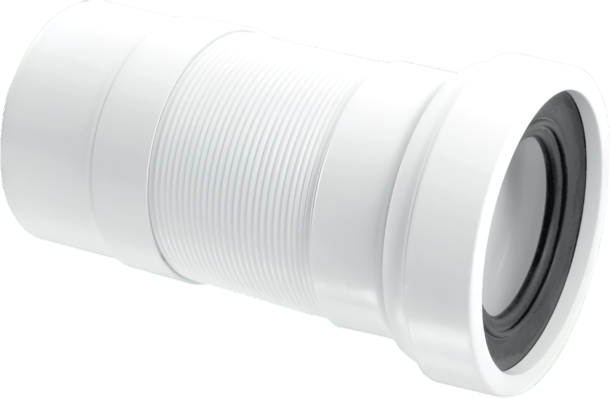 McAlpine WC-F23P 260mm Straight Flexible Pan Connector Plain Ended