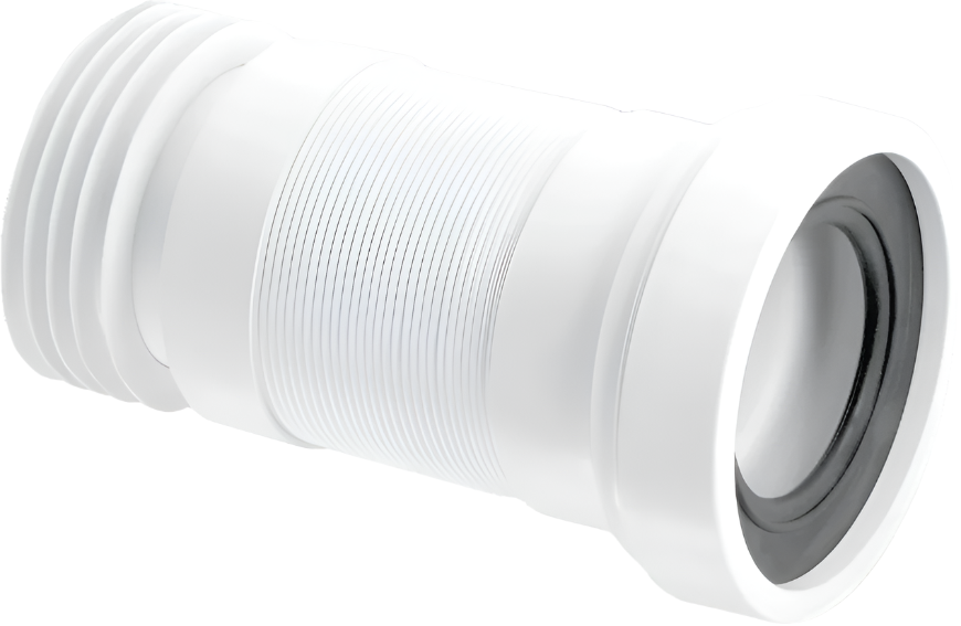 McAlpine WC-F23R 260mm Straight Flexible Pan Connector