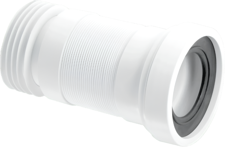 McAlpine WC-F26R 410mm Straight Flexible Pan Connector