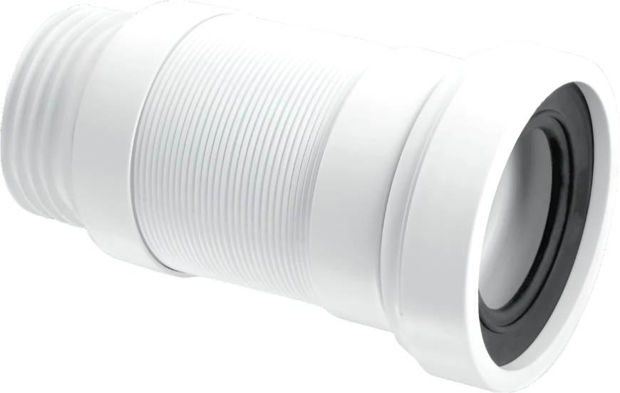 McAlpine WC-F23S 3.5" Outlet Straight Flexible Pan Connector