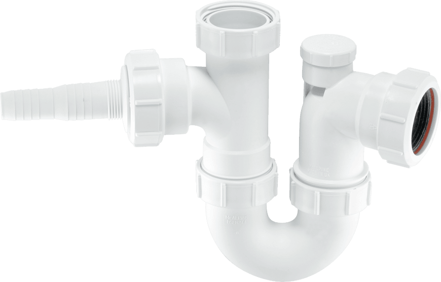 McAlpine WM2V 1.5" Silent Washing Machine Trap