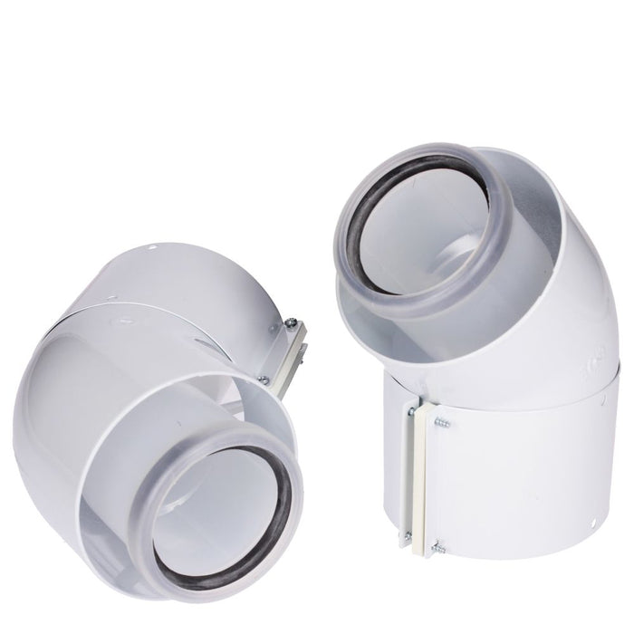 Glowworm 45 Degree Elbow (Pair)