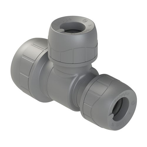 Polypipe Polyplumb Brass Reducing Tee (ERT) 15mm x 10mm x 10mm – PB1515