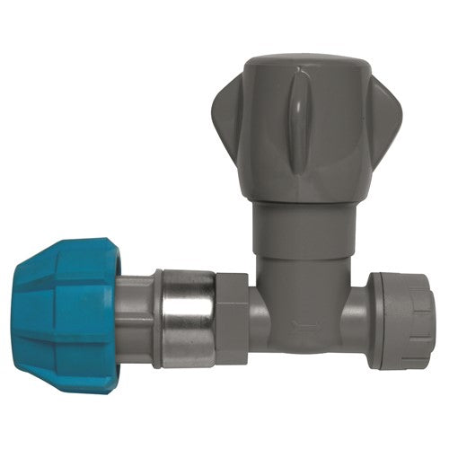 Polypipe Polyplumb Stopcock (MDPE) 20mm X 15mm PB262015