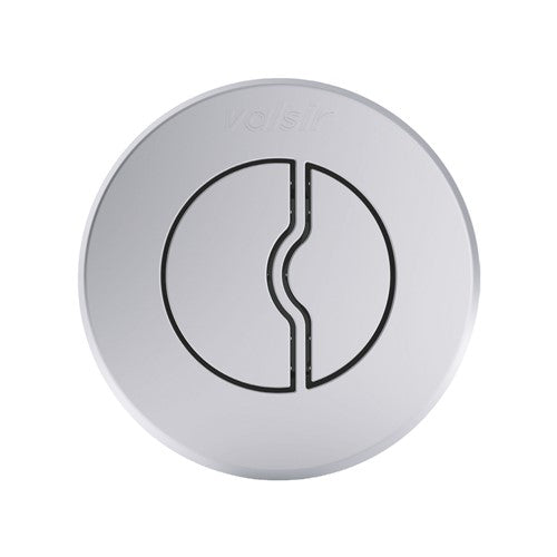 VALSIR Flushing R8 Pneumatic Push Button (VS0875387) – Satin, D.96mm