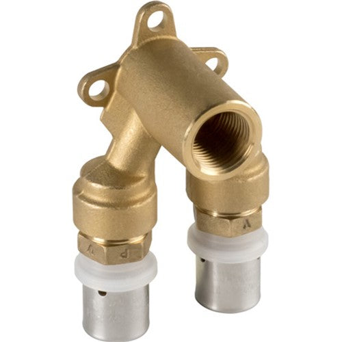 VS0171094 (VS0171093) VALSIR PEXAL BRASS U FITTING D.20X2 -1/2"-20X2MM