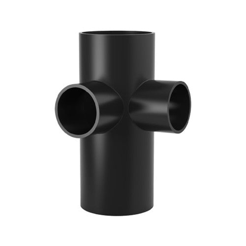 VS0310983 - Valsir HDPE - 88 deg. Corner Branch - D.110/75/75