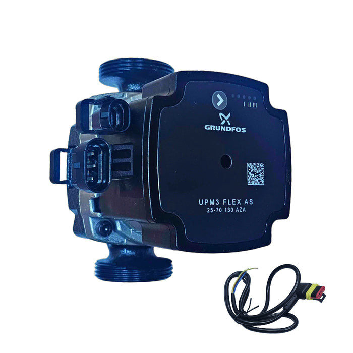 Grundfos UPM-3 25-70 130 AZA FLEX-AS Circulation Pump for Underfloor Heating Manifolds and Heating Circuits