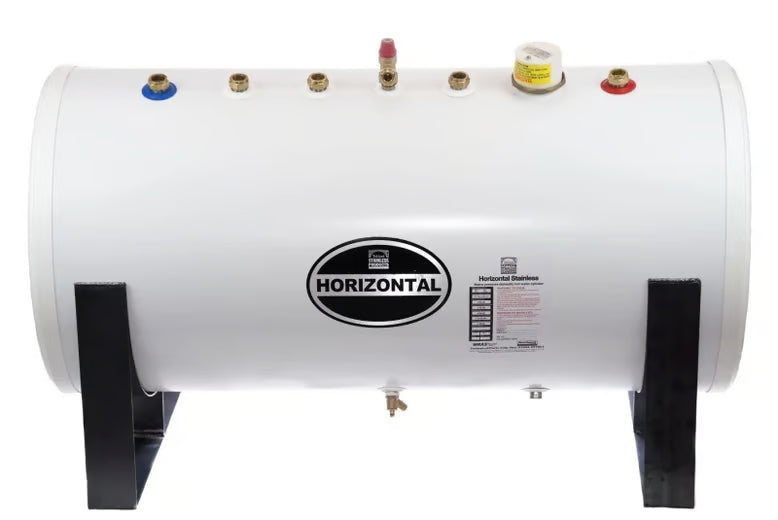 Telford Tempest Horizontal Stainless Steel Indirect 150L Unvented Cylinder - TSMI150H