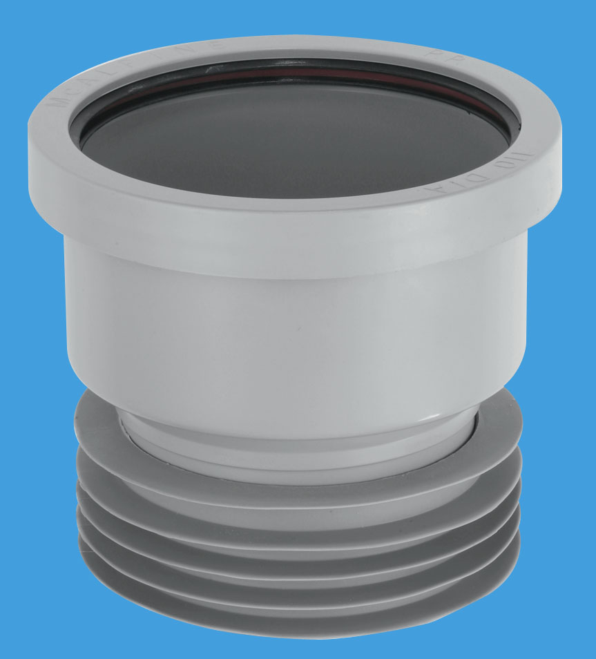 DC1-GR  McAlpine 110mm Drain Connector Grey