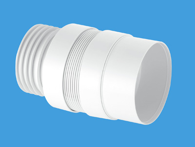 WC- EXTB-F  McAlpine 3.5 Flexible Pan Connector Extension