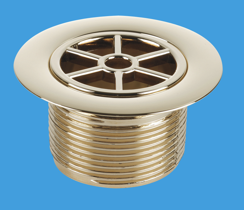 STW70GP  McAlpine 70mm Shower Trap Grid Gold