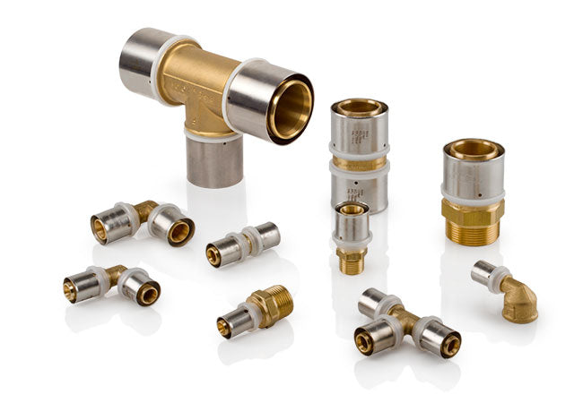 Valsir Pexal Brass Press Fittings for Valsir Multilayer Pipe System