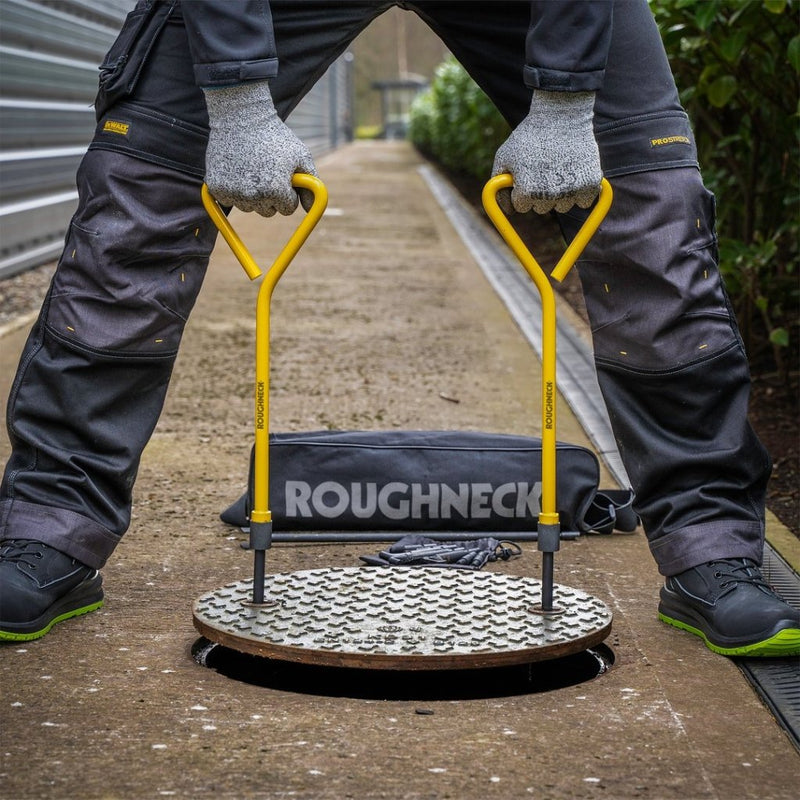 12001 Roughneck Universal Manhole Key Kit – Heavy - Duty, Multi - Fit Design - Getplumb