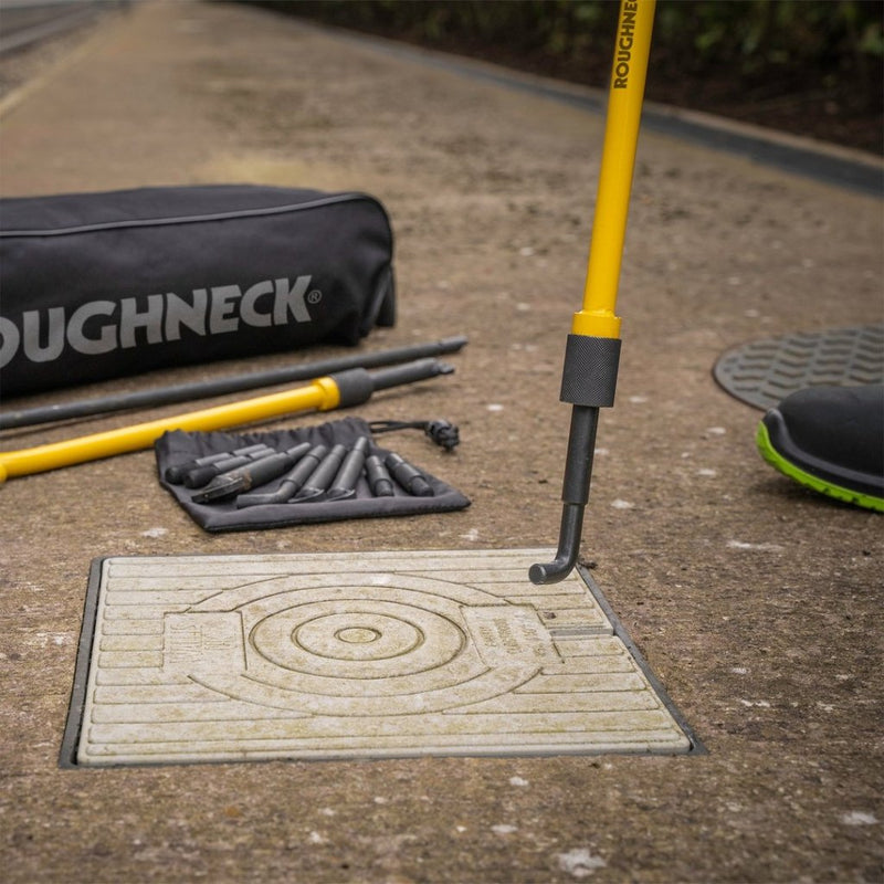 12001 Roughneck Universal Manhole Key Kit – Heavy - Duty, Multi - Fit Design - Getplumb