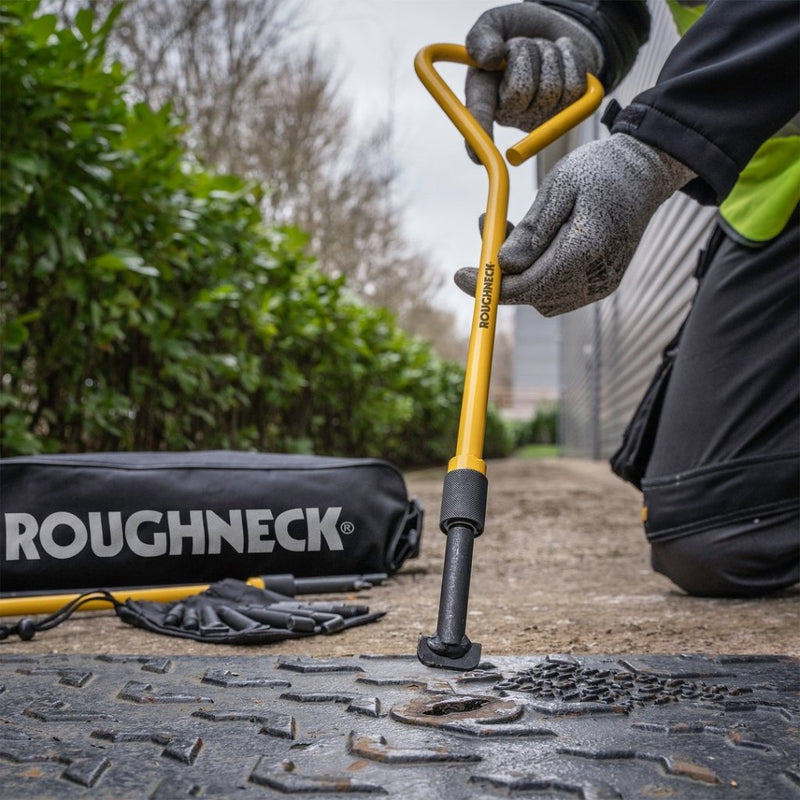12001 Roughneck Universal Manhole Key Kit – Heavy - Duty, Multi - Fit Design - Getplumb