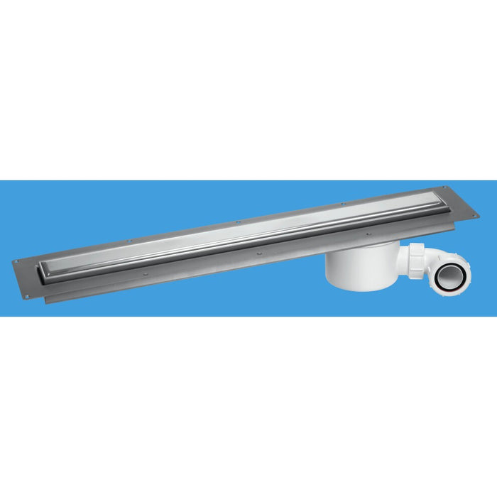McAlpine CD1200OP 1200mm Polished Slimline Finish Channel Drain