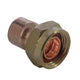 15mm × ½" End Feed Straight Tap Connector — Copper