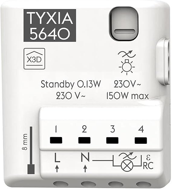 Delta Dore Tyxia 5640 Wireless Lighting Dimmer Receiver - 6351413
