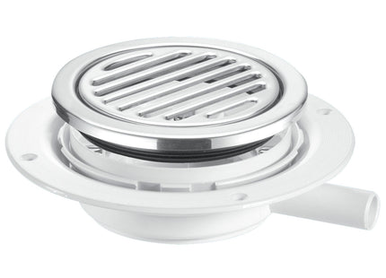 McAlpine UNTRAP SHOWER GULLY 25mm CP RND TILE