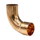 15mm End Feed Long Radius Street Elbow — Copper