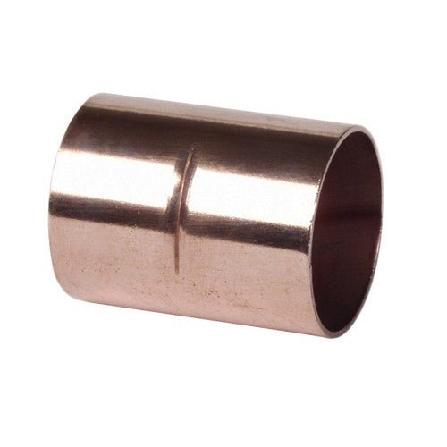 54mm End Feed Straight Coupler — Copper - Getplumb