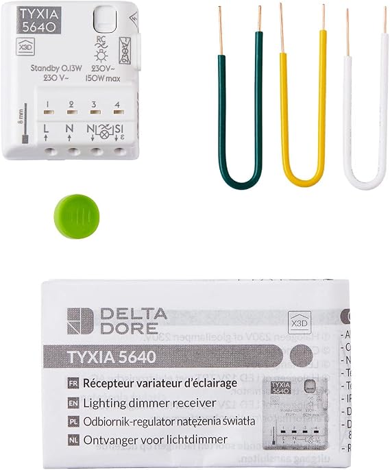 Delta Dore Tyxia 5640 Wireless Lighting Dimmer Receiver - 6351413