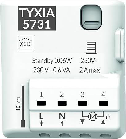 Delta Dore Tyxia 5731 Wireless Roller Shutter Receiver - 6351412